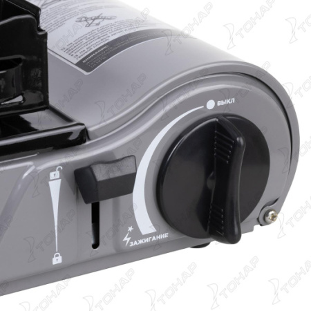 Плита газовая в кейсе NISUS (горелка стальная, ветрозащита, подогрев баллона)