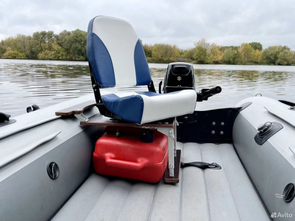 Комплект КРЕСЛО КОМФОРТ + СТОЙКА (винил/синий)