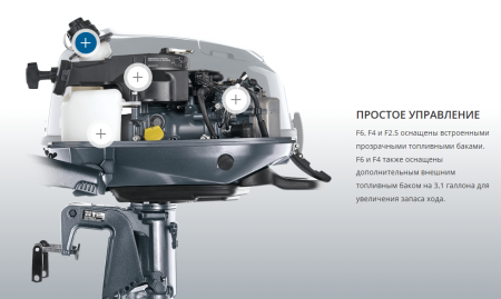 Лодочный мотор YAMAHA F2.5BMHS