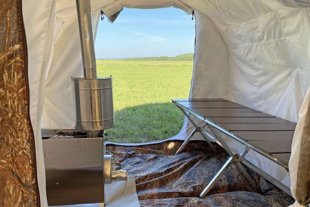 Внутренний тент для бани-тамбура Берег