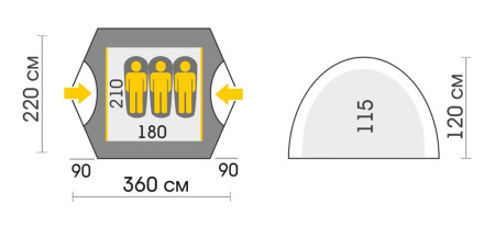 Палатка Talberg BOYARD 3