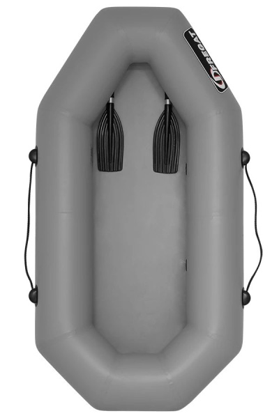 Лодка ПВХ Фрегат М-1 Лайт 200 с гребками (серая)