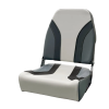 Кресло лодочное КОМФОРТ (винил/серый 3х цв.)