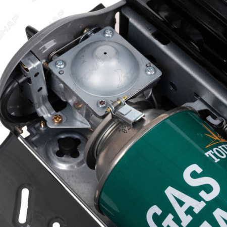 Плита газовая в кейсе NISUS (горелка стальная, ветрозащита, подогрев баллона)