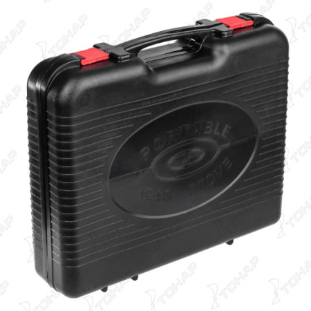 Плита газовая в кейсе Helios (подогрев баллона, переходник)