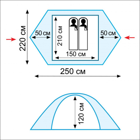 Палатка Tramp Scout 2 (V2)