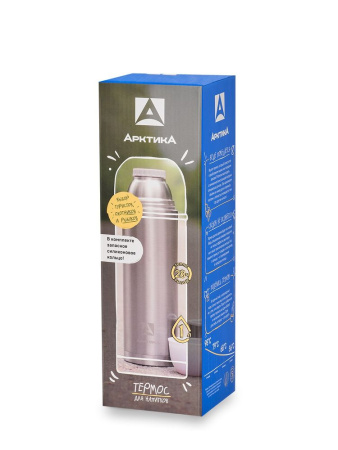 Термос Арктика, лаковое покрытие (1л)