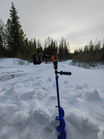 Шуруповерт-электробур Nisus (18V 6A)