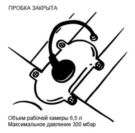 Ножной насос BRAVO 9 (8л)