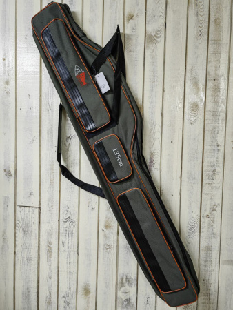 Чехол для удилищ мягкий №6 зеленый (135см)