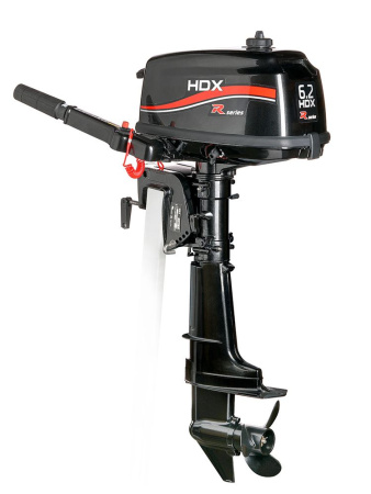Лодочный мотор 2-х тактный HDX Rapid series T 6,2 BMS (с баком 24л)