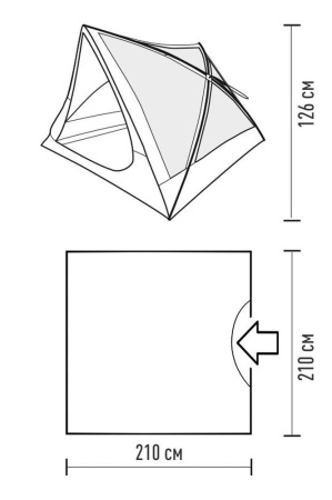 Палатка Talberg CASETTA 3 LUX