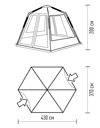 Шатер Talberg MOSQUITO LUX