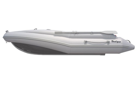 Лодка ПВХ Badger Air Line 420S с фальшбортами серая