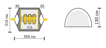 Палатка Talberg GAZA 3