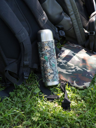 Термос Арктика, кожаная оплётка (1л)