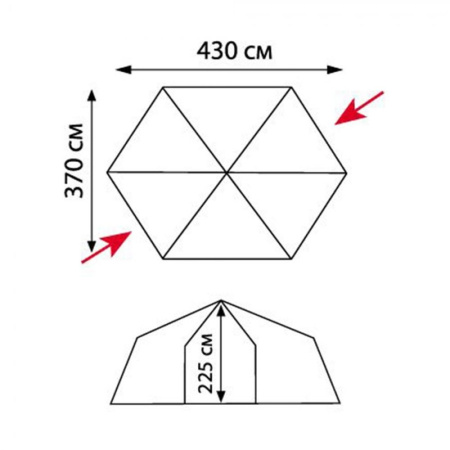 Шатер Tramp Lite Mosquito blue
