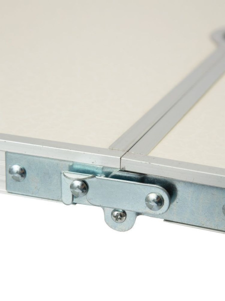 Стол кемпинговый 120х60 + 4 табурета (серый)