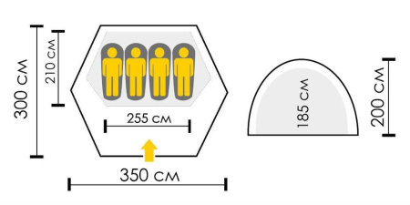 Палатка-шатер Talberg GRAND 4