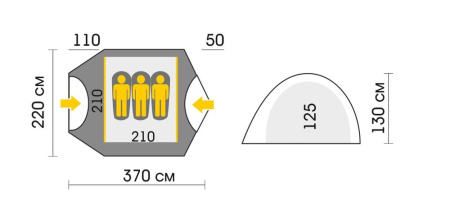 Палатка Talberg MALM 3