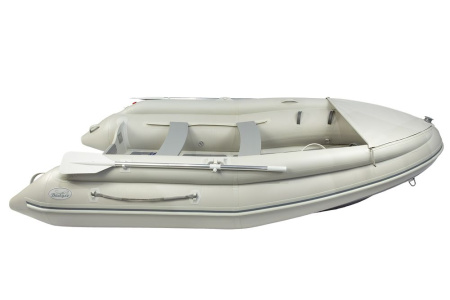 Лодка ПВХ Badger Air Line 420S с фальшбортами серая