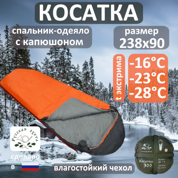 Спальник Косатка -16°С