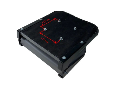 Кресло лодочное КОМПАКТ (винил/серый)