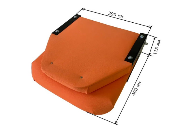 Кресло лодочное КОМПАКТ (оксфорд/оранжевый)