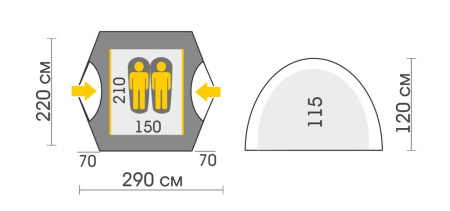 Палатка Talberg SLIPER 2