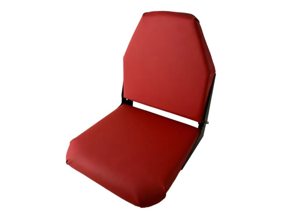 Кресло лодочное мягкое (винил/красный)