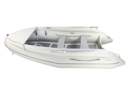 Лодка ПВХ Badger Air Line 420S с фальшбортами серая