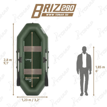 Лодка Тонар Бриз 280