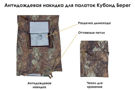 Палатка Берег Кубоид 4.4 (двухслойная)