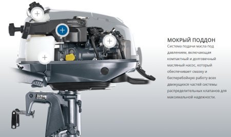 Лодочный мотор YAMAHA F2.5BMHS