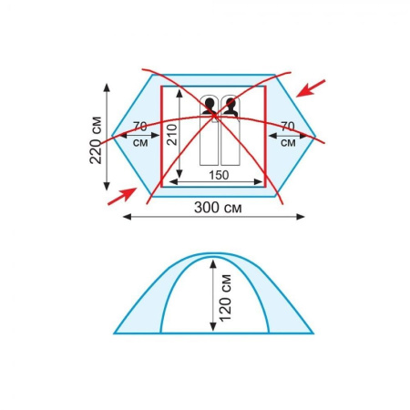 Палатка Tramp Rock 2 (V2)