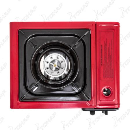 Плита газовая в кейсе с переходником Helios