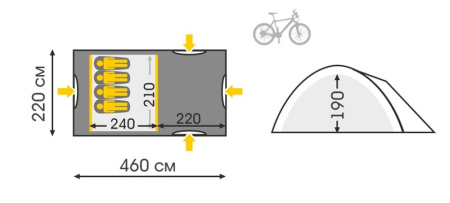 Палатка Talberg BLANDER 4