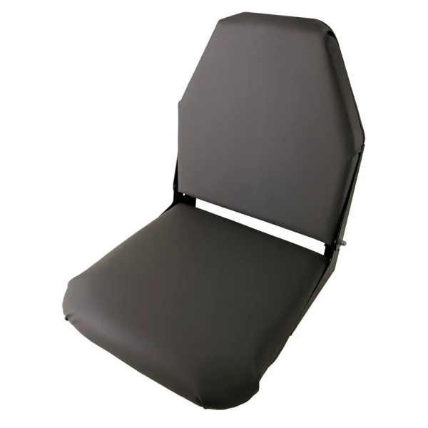 Кресло лодочное мягкое (винил/серый)