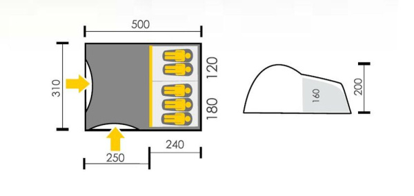 Палатка Talberg CAMPI 5