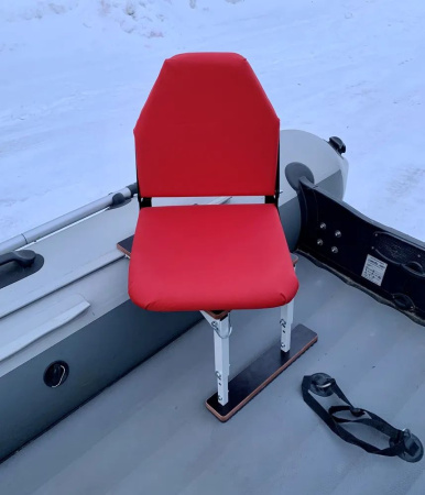 Кресло лодочное КОМПАКТ (оксфорд/красный)