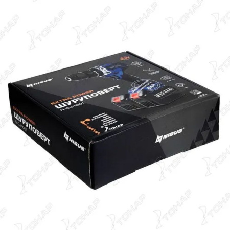 Шуруповерт-электробур Nisus (21V 6A)