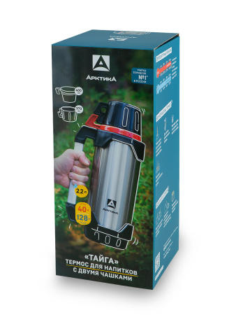 Термос для напитков Тайга (2,2л)