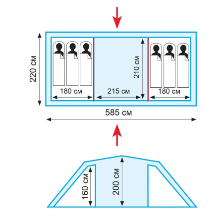 Палатка Tramp Brest 6 (V2)