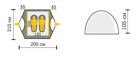 Палатка Talberg GAZA 2