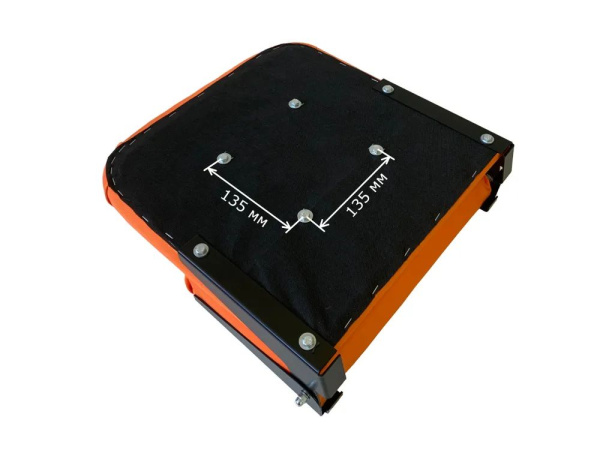 Кресло лодочное КОМПАКТ (оксфорд/оранжевый)