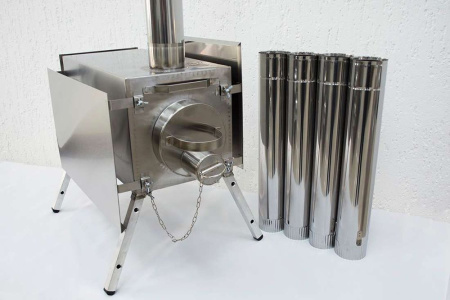 Печь Экономка средняя (съемные экраны)