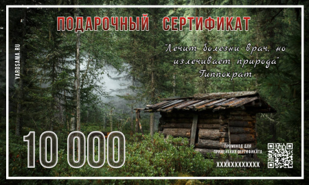 Подарочный сертификат "Зимовье"