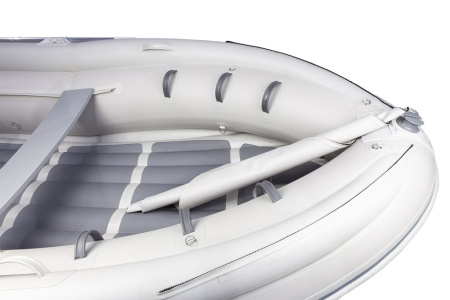 Лодка ПВХ Badger Air Line 420S с фальшбортами серая