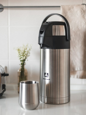 Термос Арктика бытовой с пневмонасосом (2,5л)