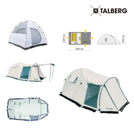 Палатка Talberg BLANDER 4 SAHARA